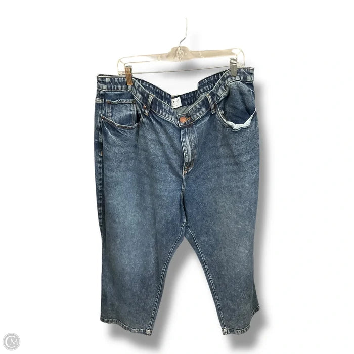 Jeans Straight By Lane Bryant In Blue Denim, Size: 4x