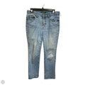 Jeans Straight By Lauren Jeans Co In Blue Denim, Size: 6p
