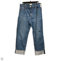 Jeans Straight By Loft In Blue Denim, Size: 10