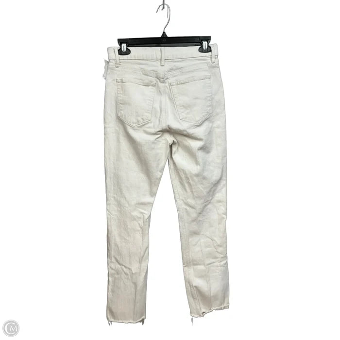 Jeans Straight By Loft In White, Size: 2