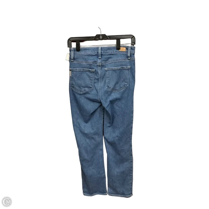 Jeans Straight By Paige In Blue Denim, Size: 4