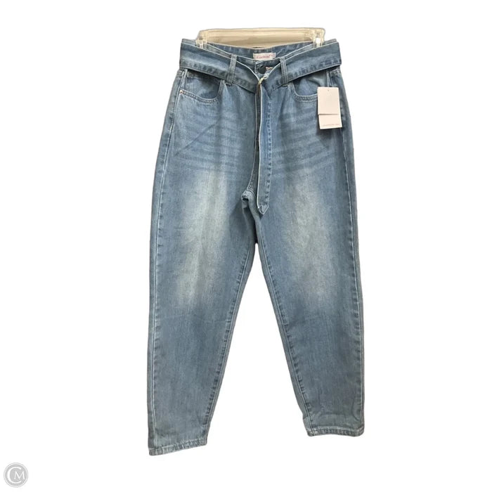Jeans Straight By Shoedazzle In Blue Denim, Size: 6