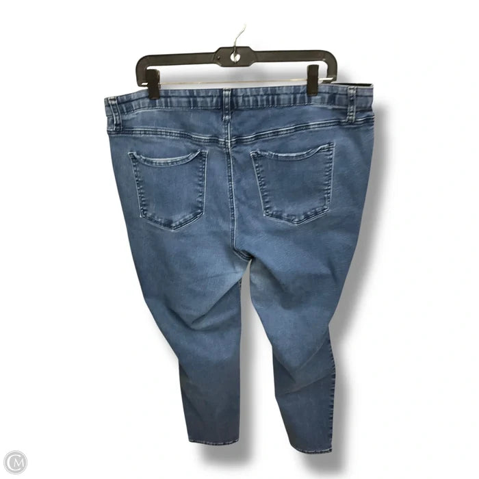 Jeans Straight By Woman Within In Blue Denim, Size: 20