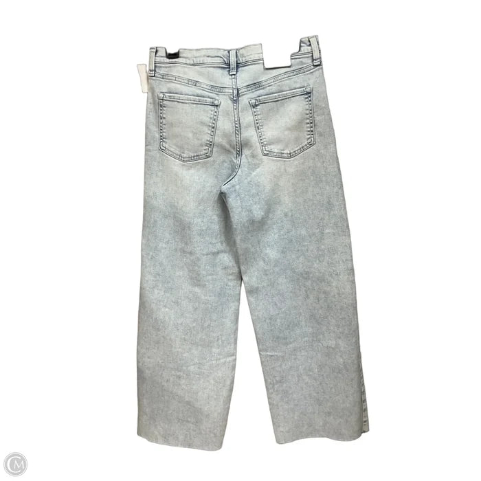 Jeans Wide Leg By Banana Republic In Blue Denim, Size: 6