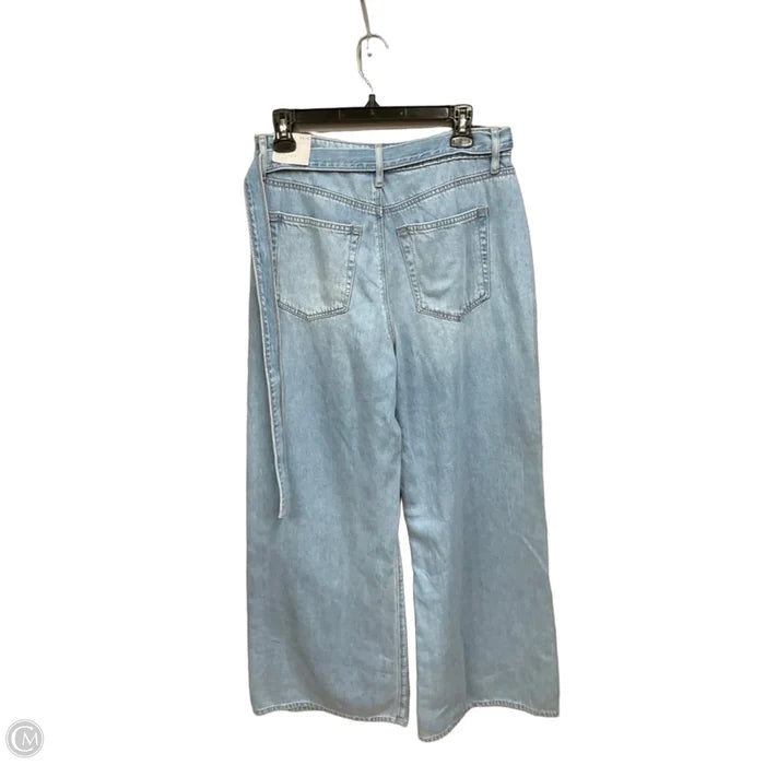 Jeans Wide Leg By Loft In Blue Denim, Size: 6