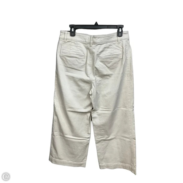 Jeans Wide Leg By Loft In Tan Denim, Size: 8