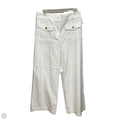 Jeans Wide Leg By Loft In White Denim, Size: 8