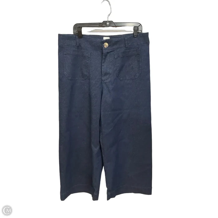 Jeans Wide Leg By Maeve In Blue Denim, Size: 16