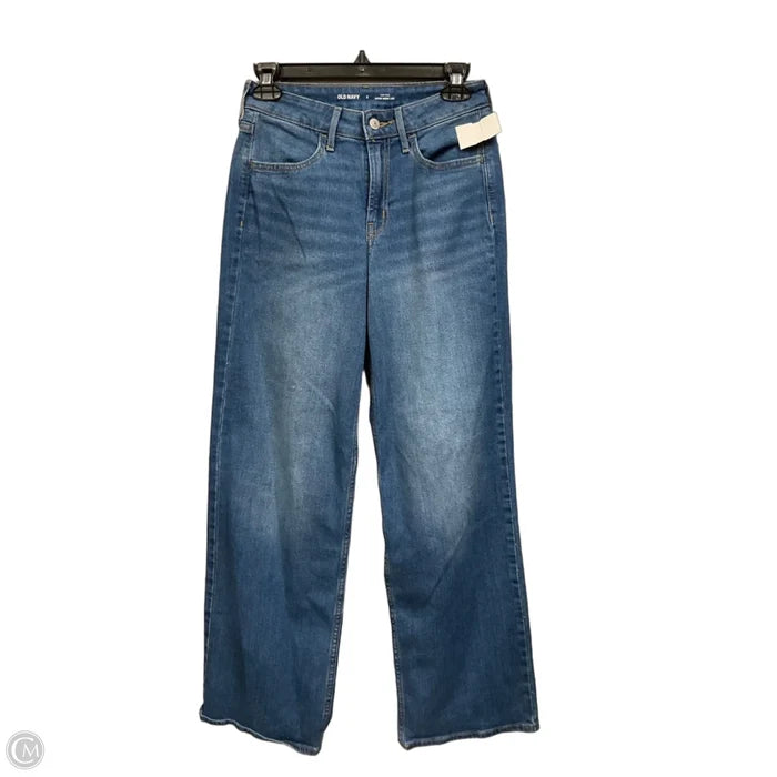 Jeans Wide Leg By Old Navy In Blue Denim, Size: 2