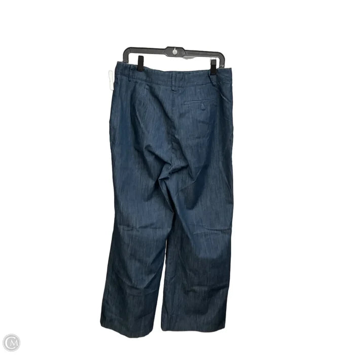 Jeans Wide Leg By Tommy Hilfiger In Blue Denim, Size: 14