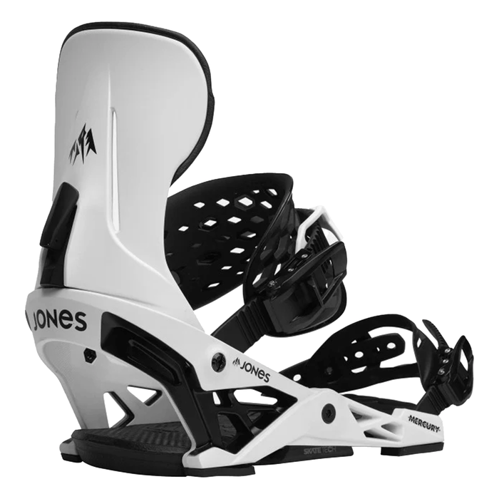 Jones Men's Mercury Snowboard Bindings 2024 Cloud White