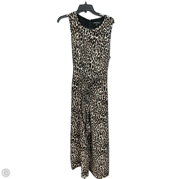 Jumpsuit By Banana Republic In Animal Print, Size: Xl