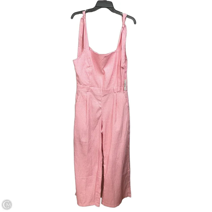 Jumpsuit By Simply Southern In Pink, Size: L