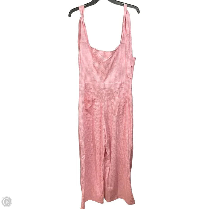 Jumpsuit By Simply Southern In Pink, Size: L