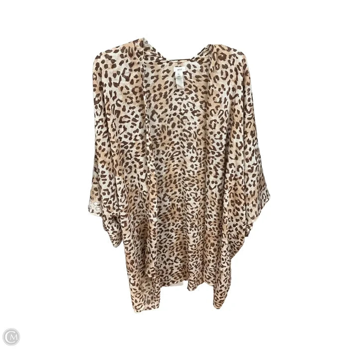 Kimono By Aerie In Animal Print, Size: Osfm