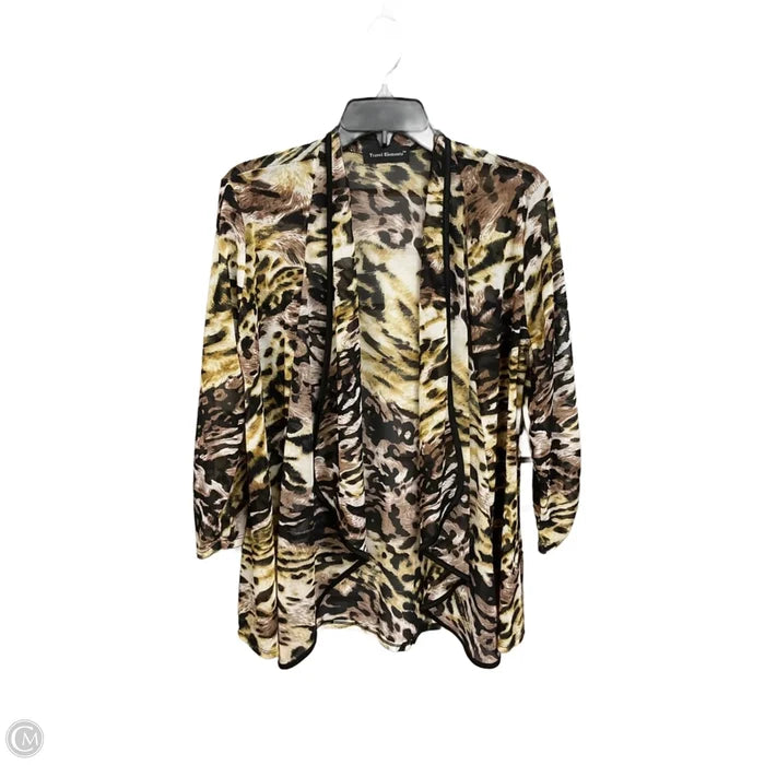 Kimono By Travel Elements In Animal Print, Size: M