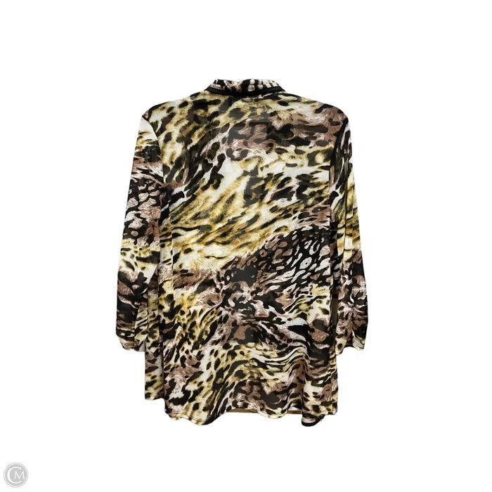 Kimono By Travel Elements In Animal Print, Size: M