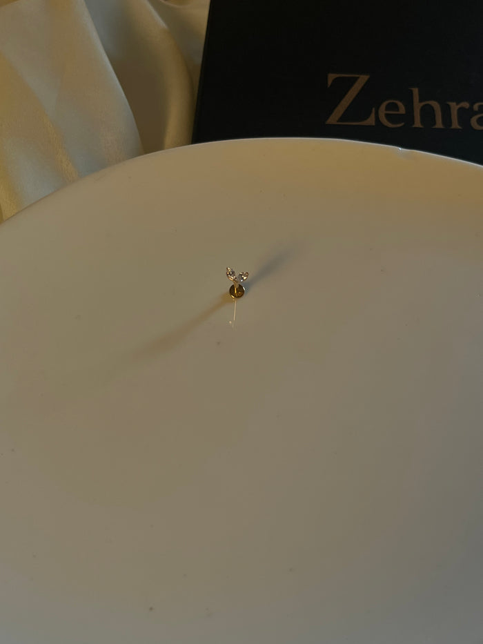 Leaf Let Stud (Pair)