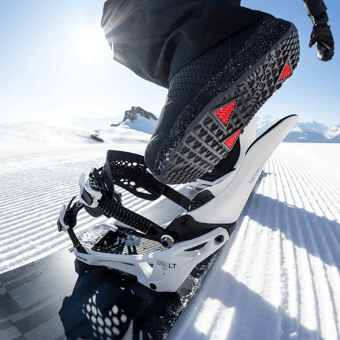 Nidecker LT Supermatic Snowboard Bindings 2026 White - Comor - Go Play Outside
