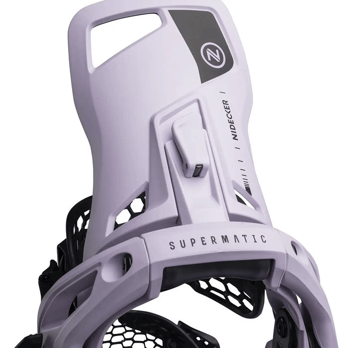 Nidecker OG Supermatic Snowboard Bindings 2026 Heather - Comor - Go Play Outside