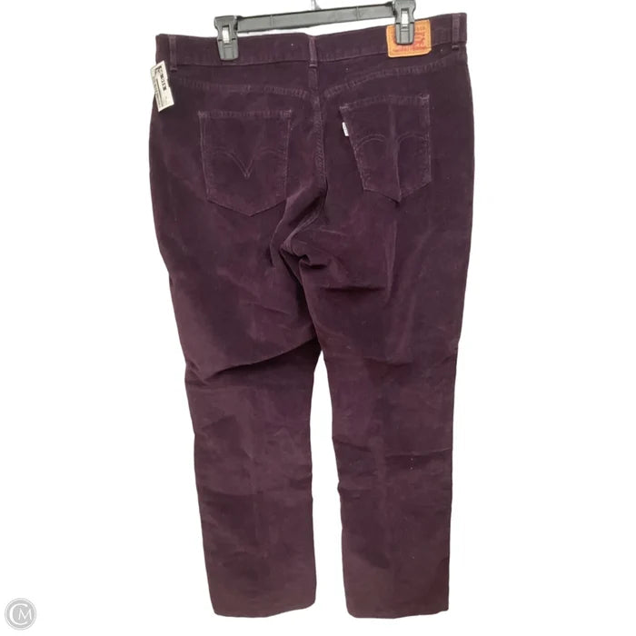 Pants Corduroy By Levis In Purple, Size: 12