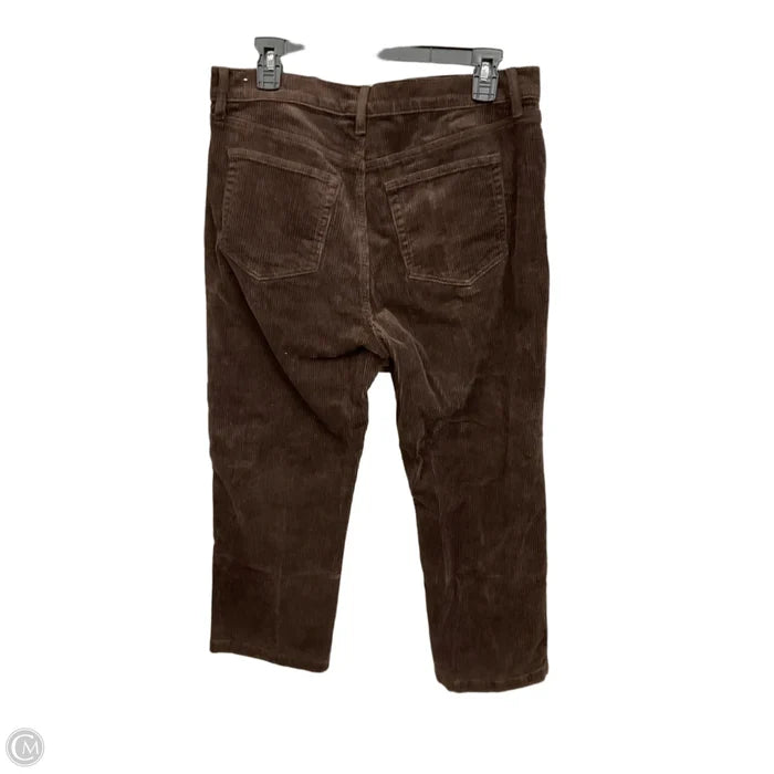 Pants Corduroy By Loft In Brown, Size: 12