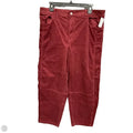 Pants Corduroy By Loft In Red, Size: 12