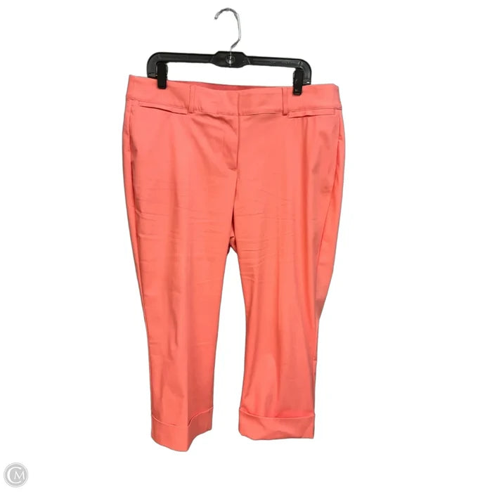 Pants Cropped By Lane Bryant In Pink, Size: 16