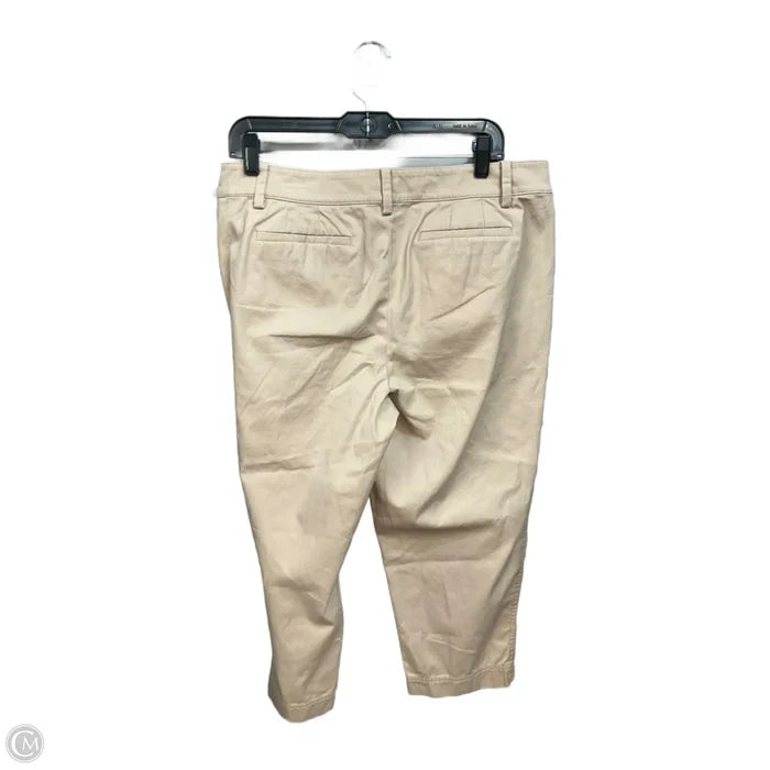 Pants Cropped By Talbots In Tan, Size: 16