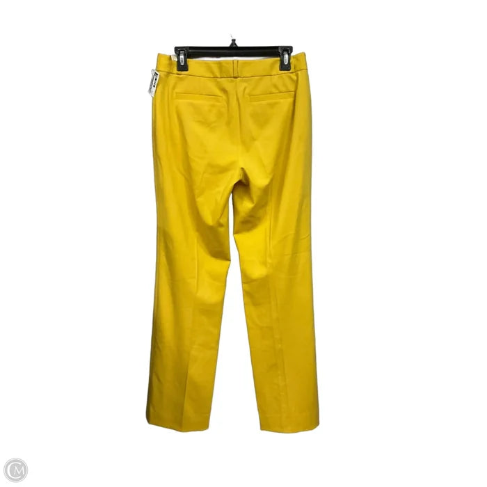 Pants Designer By Kate Spade In Yellow, Size: 4