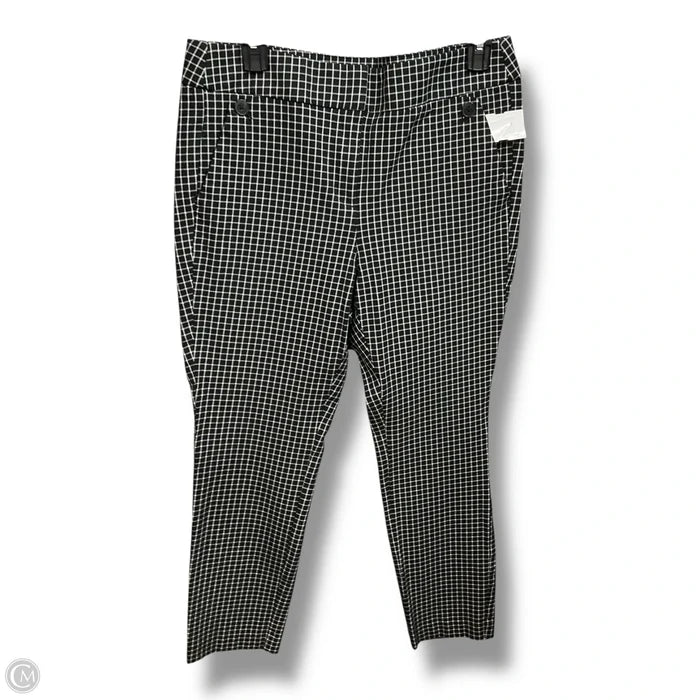 Pants Dress By Loft In Plaid Pattern, Size: 8