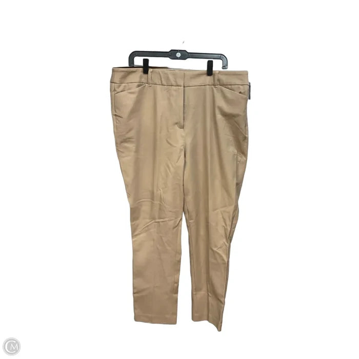 Pants Dress By New York And Co In Tan, Size: 20