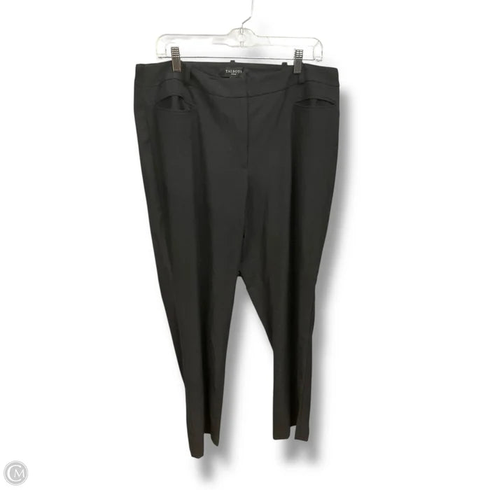 Pants Dress By Talbots In Black, Size: 16