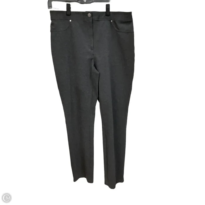 Pants Leggings By Chicos In Grey, Size: 4