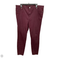 Pants Leggings By Loft In Maroon, Size: 16