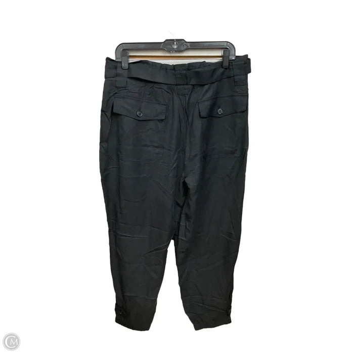 Pants Linen By Banana Republic In Black, Size: 14