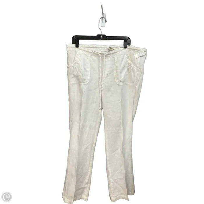 Pants Linen By Lucky Brand In White, Size: 12