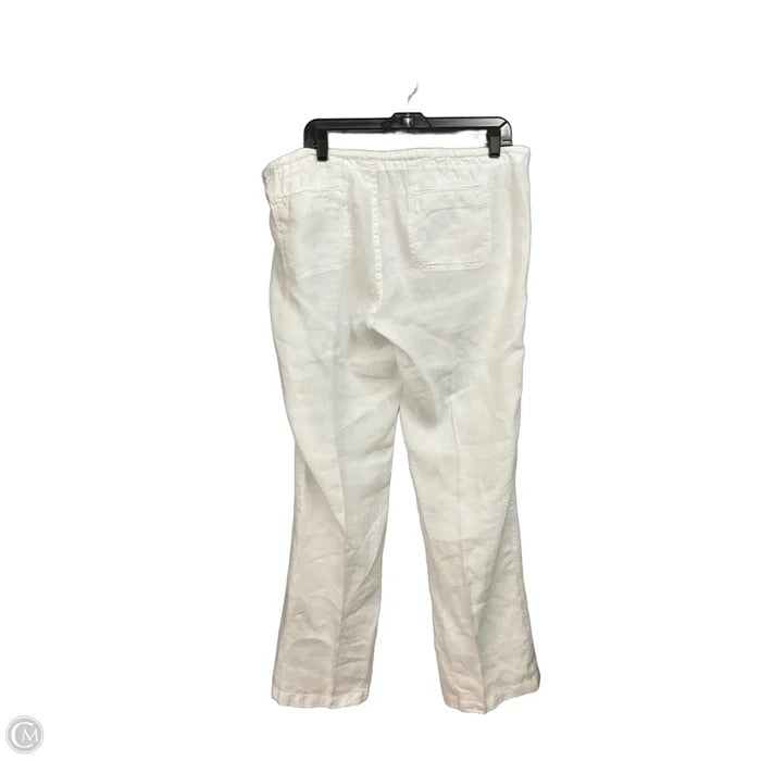 Pants Linen By Lucky Brand In White, Size: 12