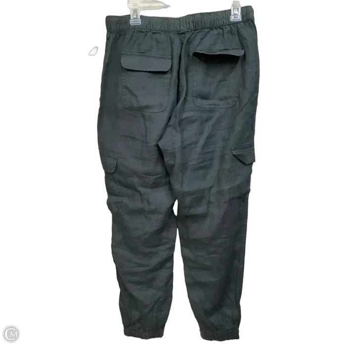 Pants Linen By Nicole Miller In Black, Size: 12