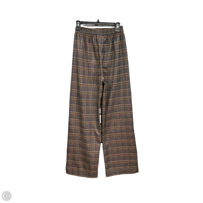 Pants Lounge By Corey Lynn Calter In Plaid Pattern, Size: 4