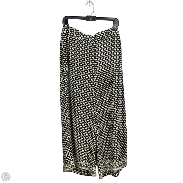 Pants Lounge By Max Studio In Black & Cream, Size: 18