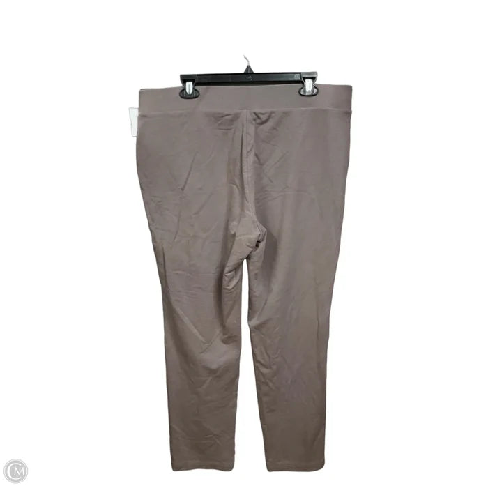 Pants Lounge By Pure Jill In Taupe, Size: 12