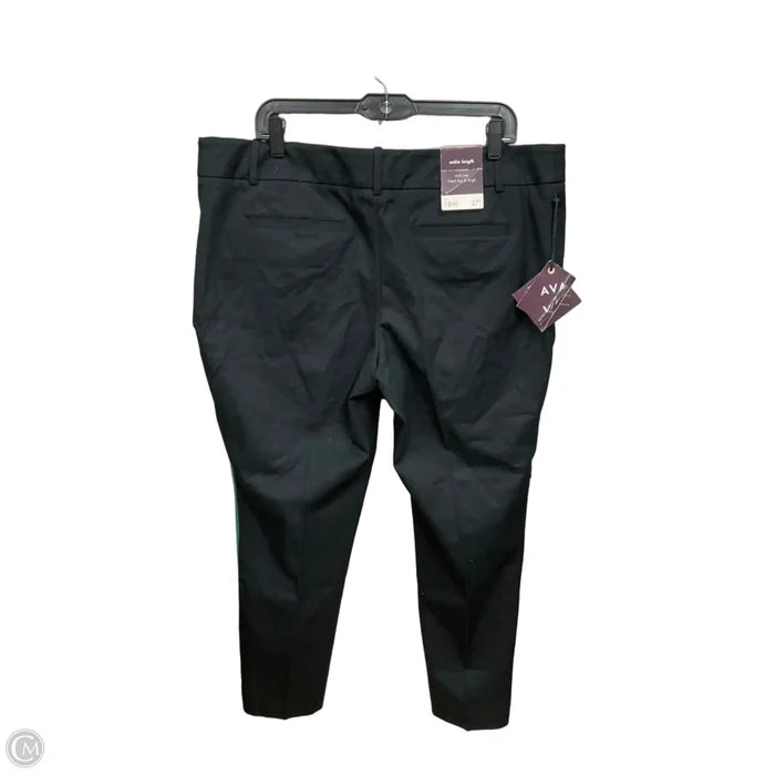 Pants Other By Ava & Viv In Black & Green, Size: 18