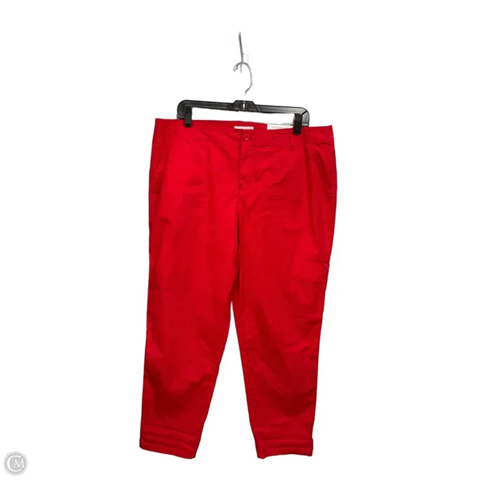 Pants Other By Liz Claiborne In Red, Size: 14