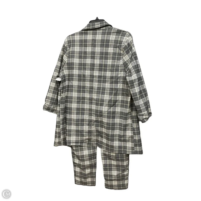 Pants Set 2pc By Cato In Grey, Size: Xl