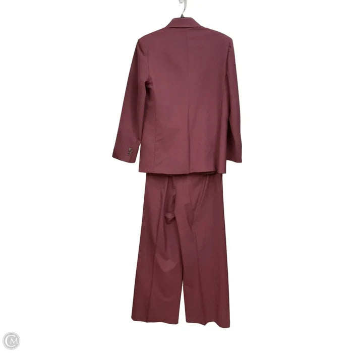 Pants Suit 2pc By Mng In Maroon, Size: S