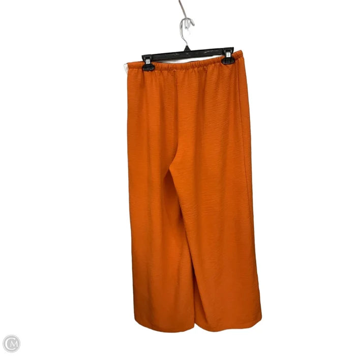 Pants Wide Leg By Adrianna Papell In Orange, Size: 4