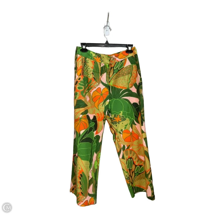 Pants Wide Leg By Julie Brown In Tropical Print, Size: 8