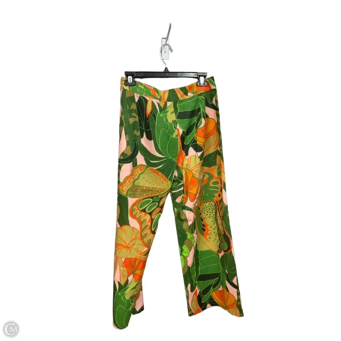 Pants Wide Leg By Julie Brown In Tropical Print, Size: 8