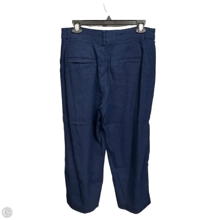 Pants Wide Leg By Loft In Navy, Size: 8